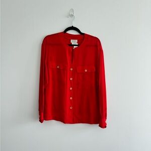 Vintage - Christian Dior - Red Blouse